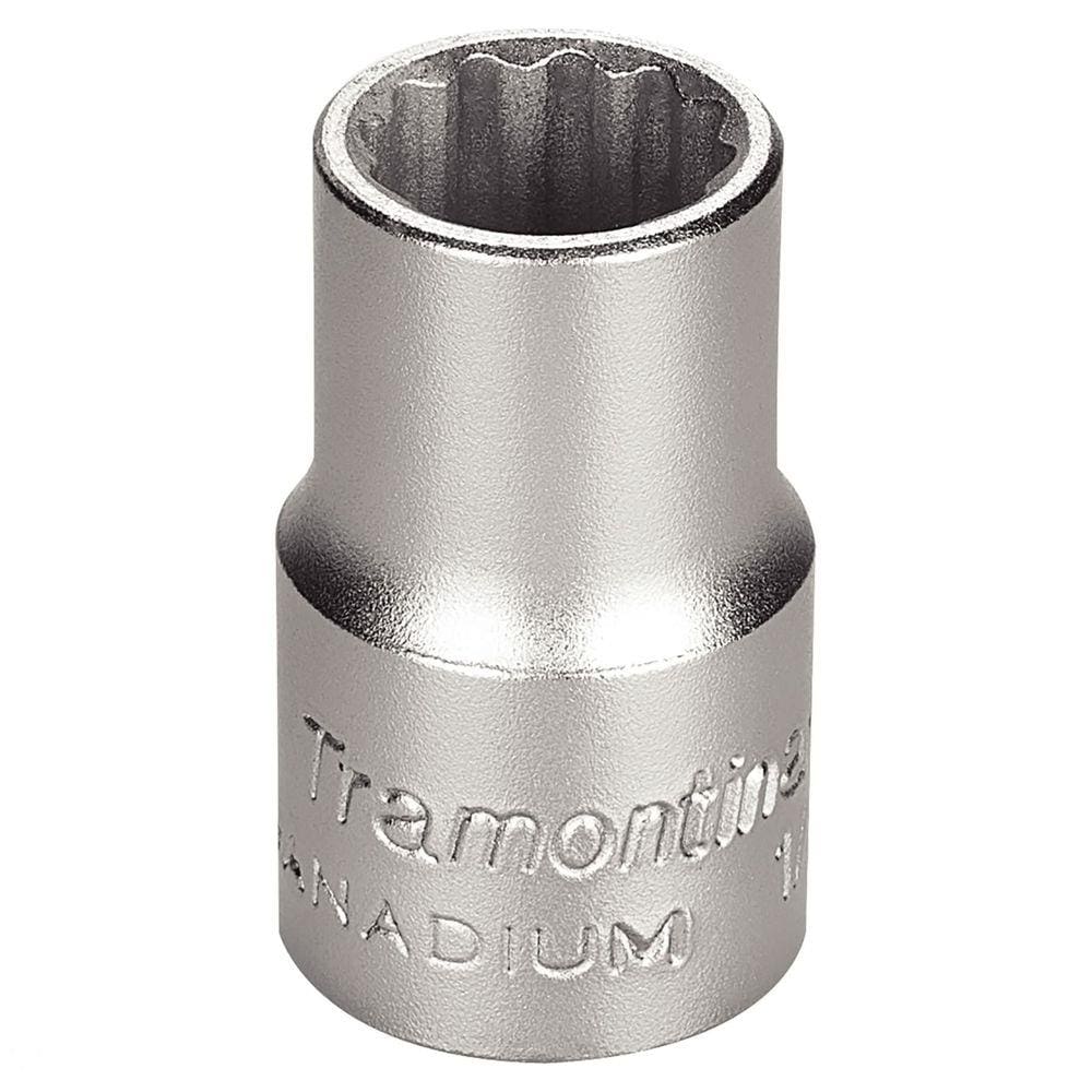 Soquete Estriado em Aço Cromo Vanádio 9/16" - Encaixe 1/2" Tramontina PRO Tramontina