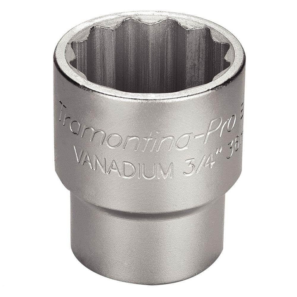 Soquete Estriado em Aço Cromo Vanádio 38 mm - Encaixe 3/4" Tramontina