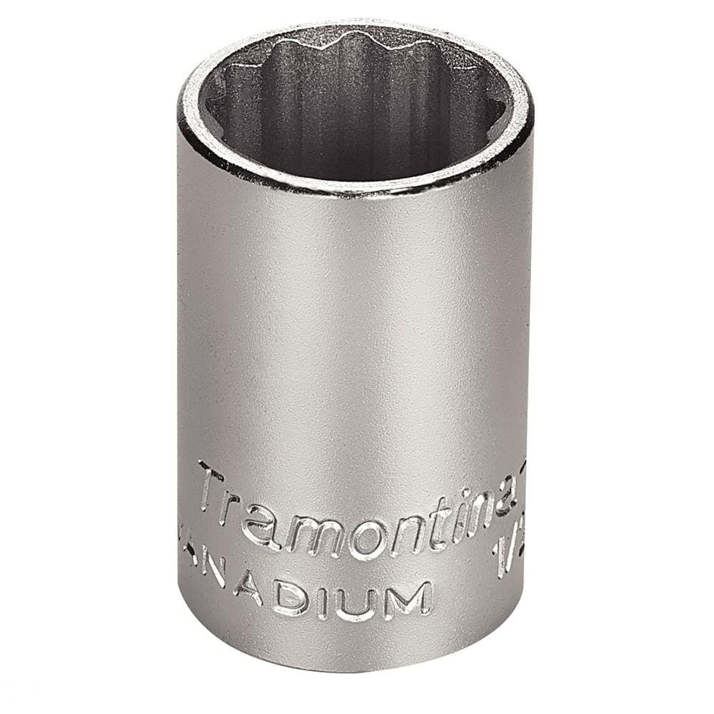 Soquete Estriado em Aço Cromo Vanádio 18 mm - Encaixe 1/2" Tramontina PRO Tramontina