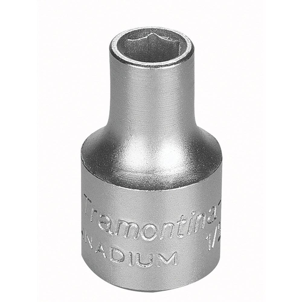 Soquete Sextavado em Aço Cromo Vanádio 3/8" - Encaixe 1/2" Tramontina PRO Tramontina