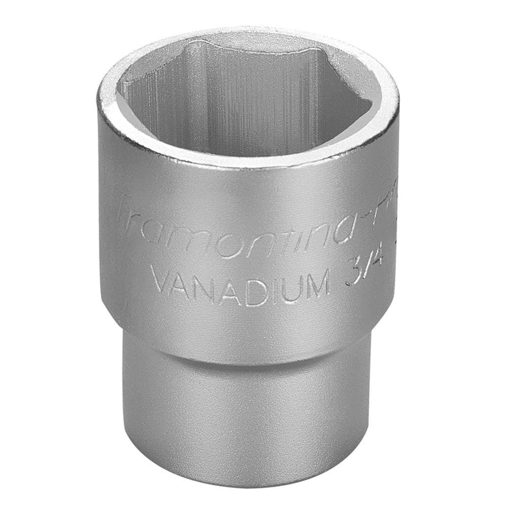 Soquete Sextavado em Aço Cromo Vanádio 34 mm - Encaixe 3/4" Tramontina