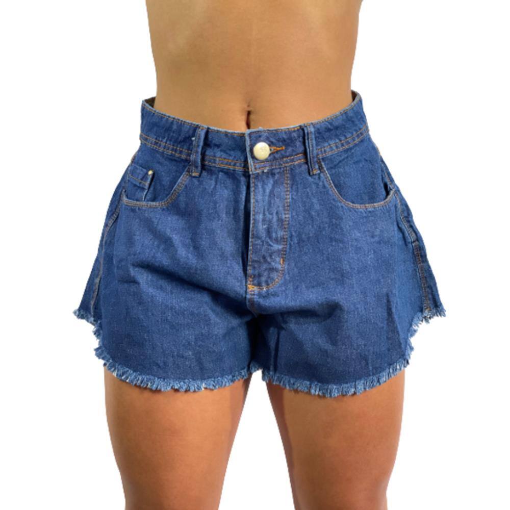 short de praia feminino cintura alta