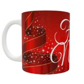 Caneca personalizada de porcelana com dizer Feliz Natal 2021