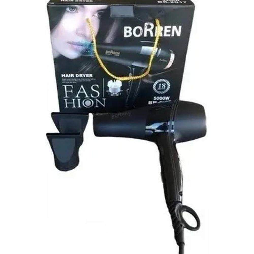 Secador de Cabelo Profissional Iónico Com Acessórios - 5000W