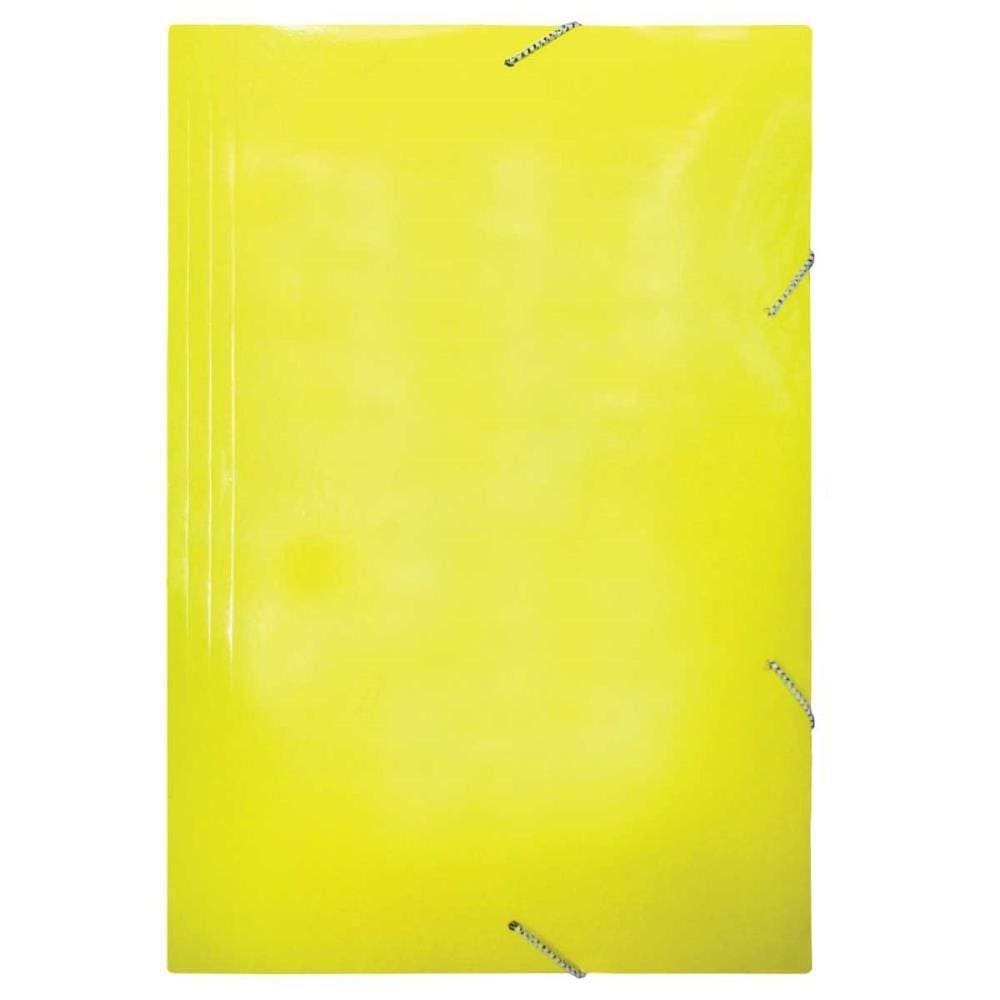 Pasta Aba Elastica Papel Oficio Amarela - Frama Pct/20
