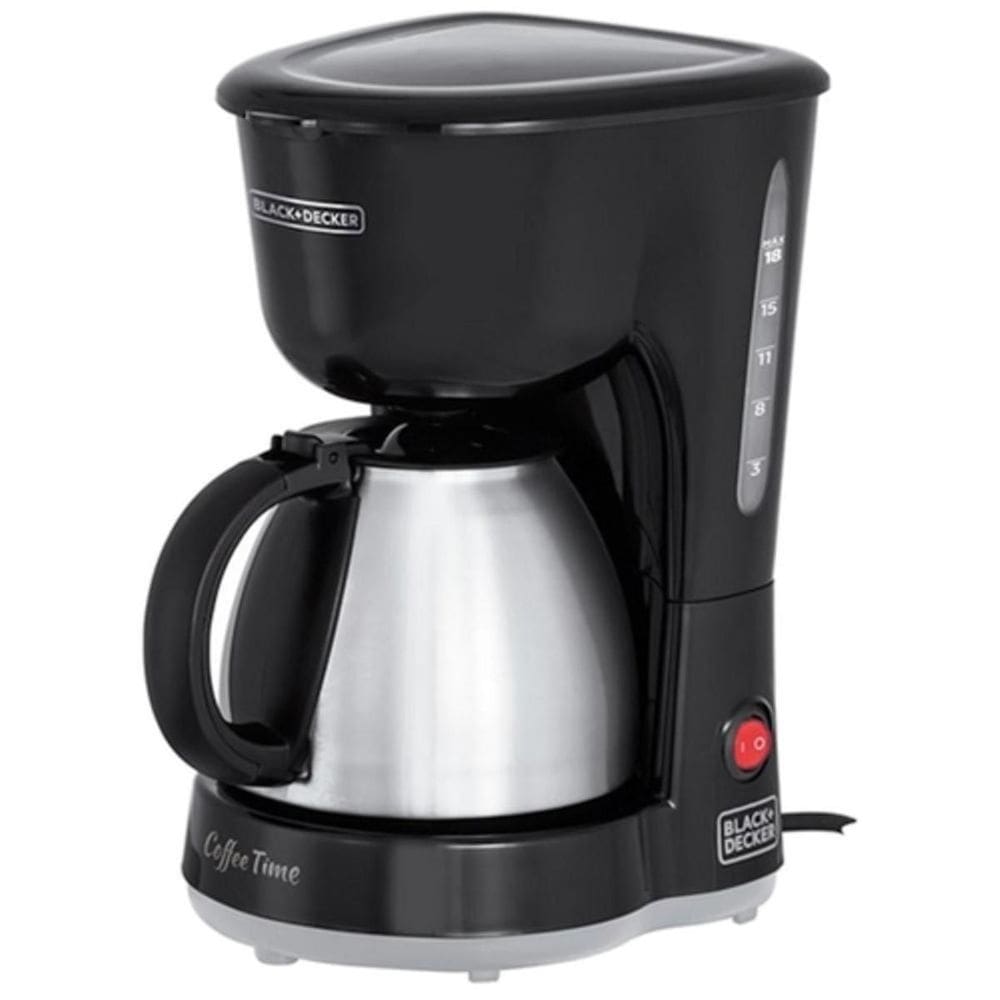 Cafeteira Elétrica Black+Decker Até 18 Cafés Jarra Em Inox