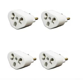 Adaptador Benjamin Bob Love 10A/20A Kit 10Pças Pino Maciço