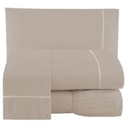 Lençol 3 Peças Casal 400 Fios Toque Suave Ponto Palito Casa Dona