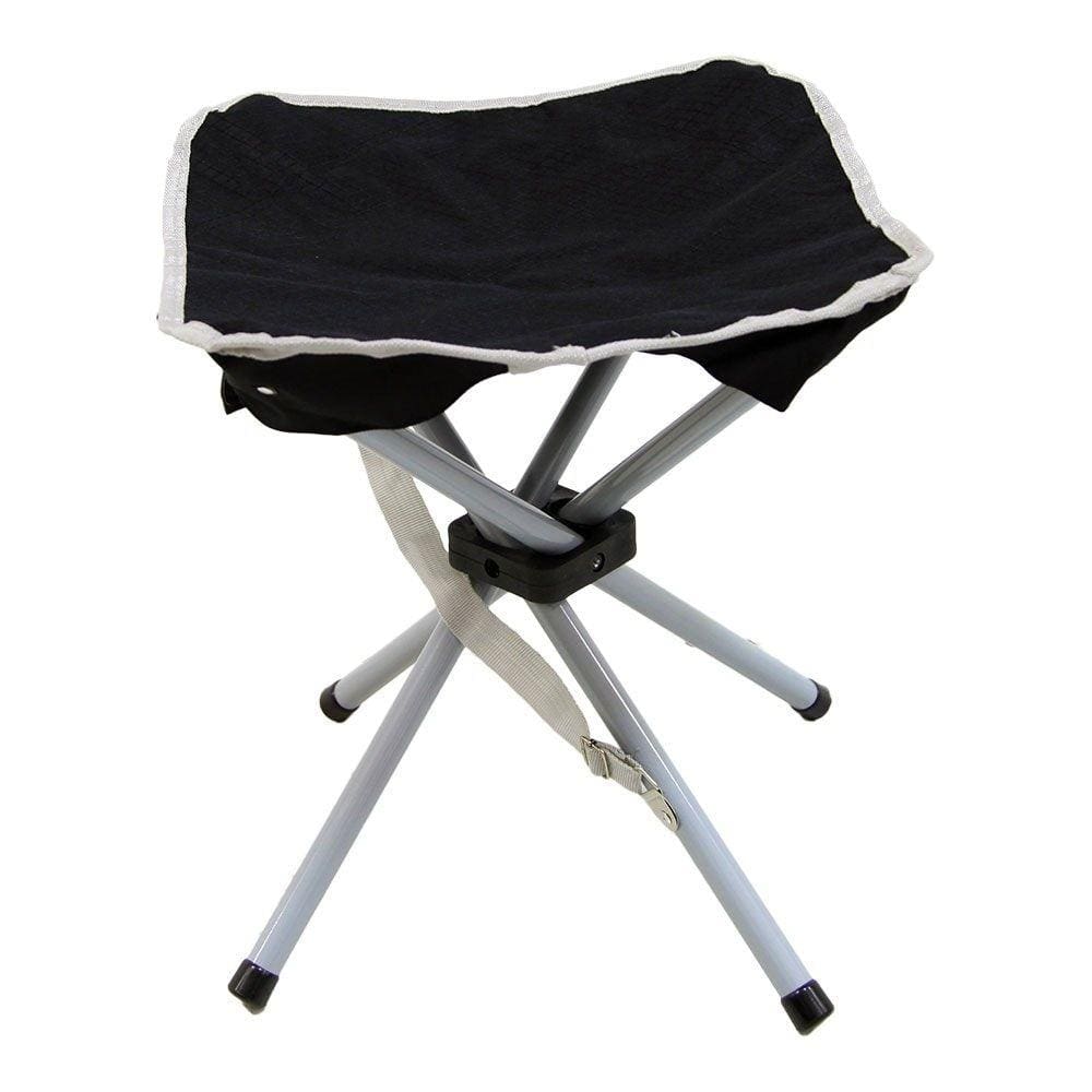 Banqueta Stool NTK para camping e pesca, preta