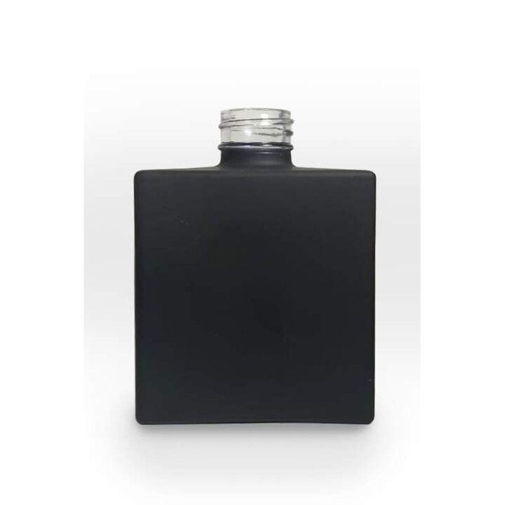 Vidro cube 250ml preto fosco (sem válvula)