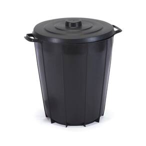 Cesto De Lixo Redondo 35 Litros Black Injeplastec