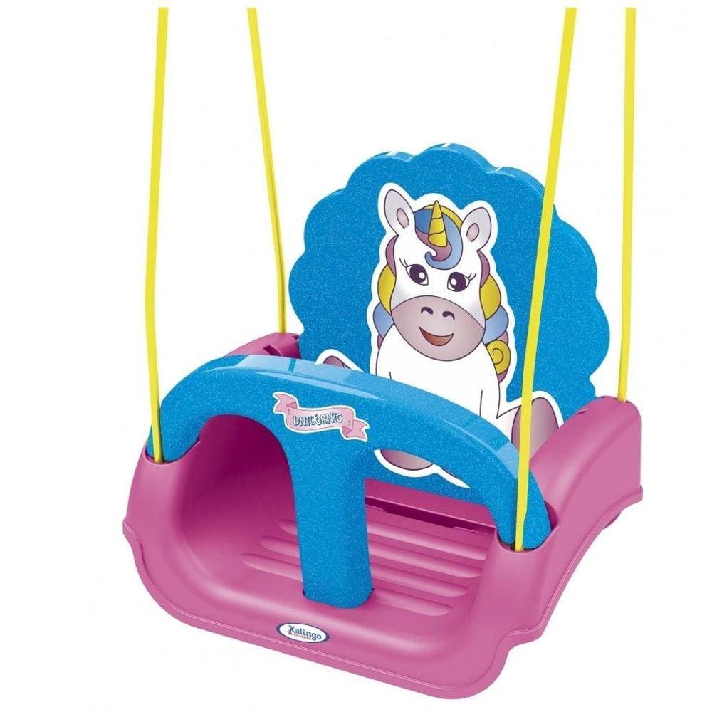 Motinho Triciclo infantil rosa motoca desenho unicórnio - Xalingo