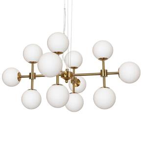Lustre Pendente Quality Link 987 Bronze / Branco G9 Bivolt