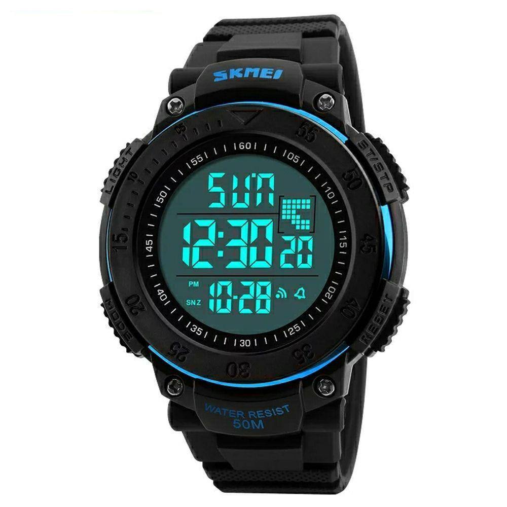 Relógio Militar FOXBOX Masculino - Digital Grande Preto