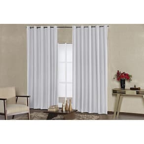 Cortina Blackout De Tecido 5,80 X 2,70M 100% Blecaute Branco