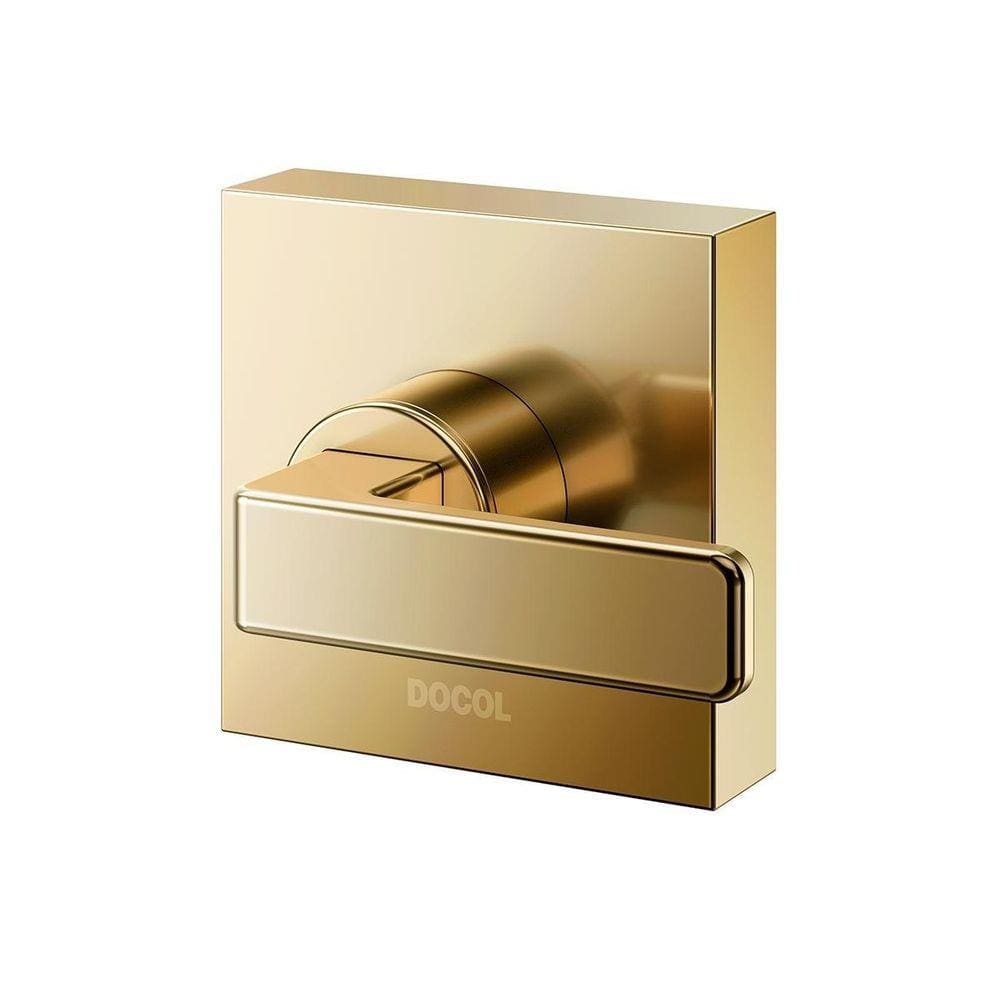 Acabamento Registro DocolBase 3/4” Docol Stillo Ouro Polido