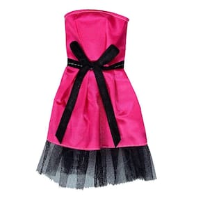 Vestido Para Boneca - Basic Doll Dress - Rosa