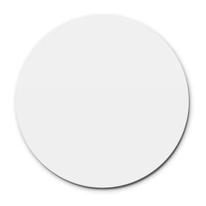 Prato Giratório Centro De Mesa Laqueado Branco 60cm