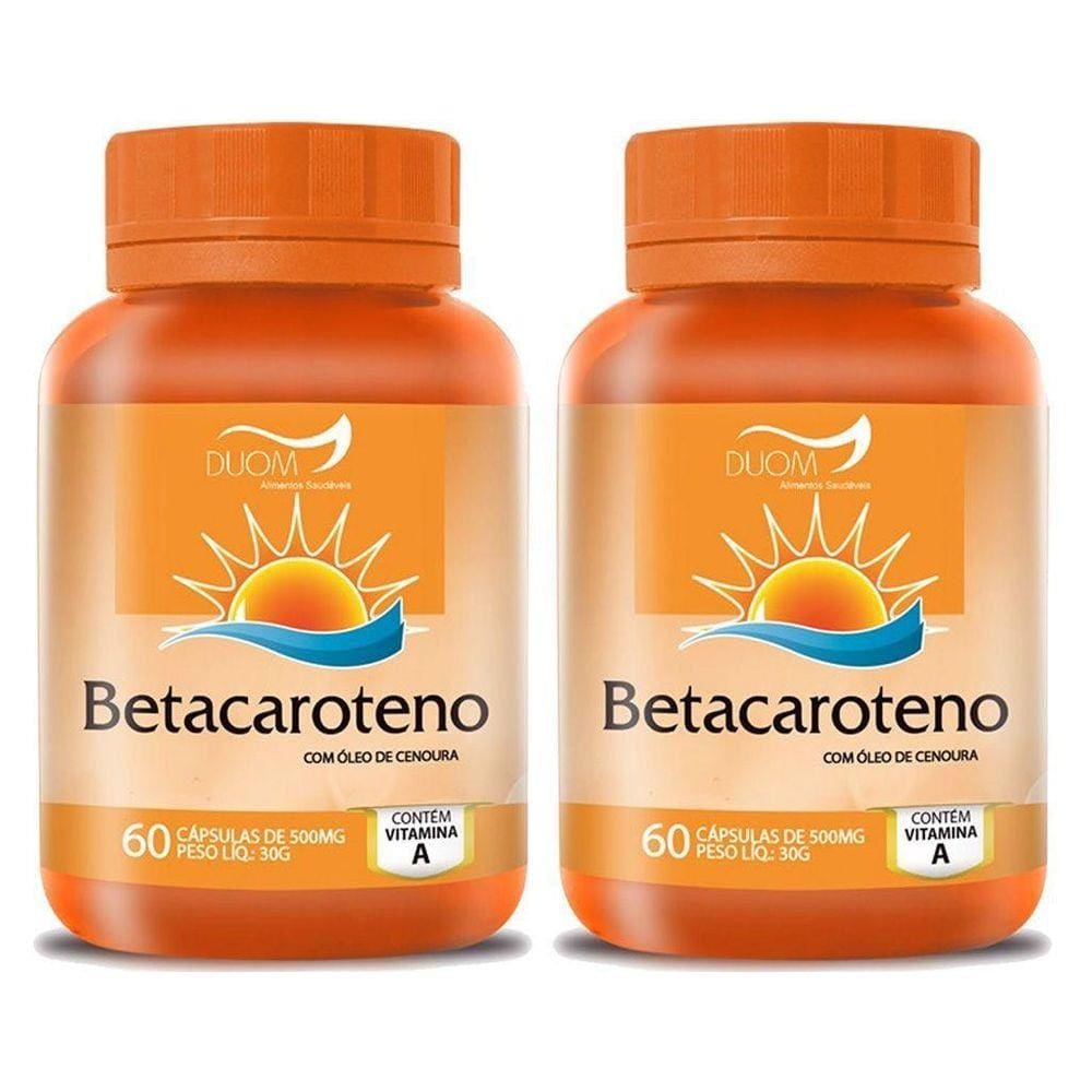 Kit 2 Und Betacaroteno 60Cps De 250Mg Duom