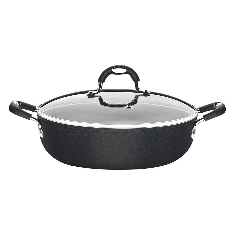 Arrozeira Mônaco Tramontina 28Cm 4,2L Antiaderente Preta