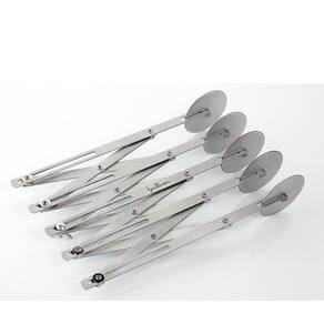 Cortador Para Massa Carretilha Em Aço Inox 5 Lâminas Ghidini