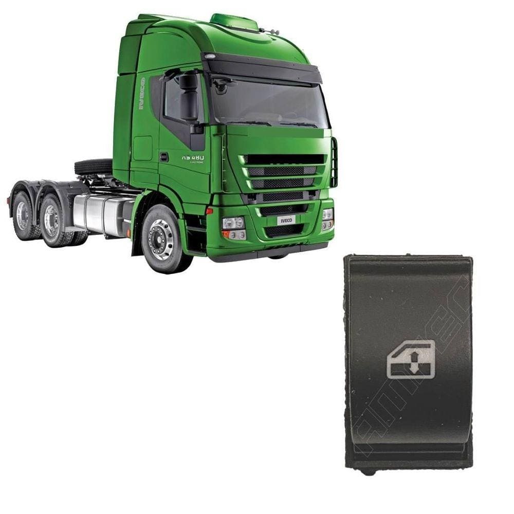 Botão Interruptor De Vidro Porta Iveco Stralis Ld Passageiro
