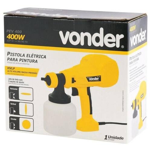 Pulverizadora Eletrica para Pintura Vonder PEV400 - 127V é boa?