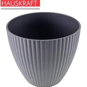 Vaso De Melamina Amarilis Cinza Hauskraft 2,2L 15X16,5Cm De