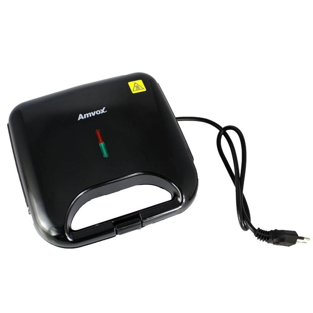 Sanduicheira E Grill Amvox Ams 370 Black 220V