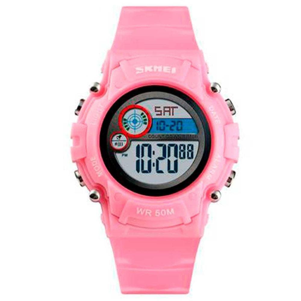 Relógio Infantil Skmei Digital 1477 Rosa