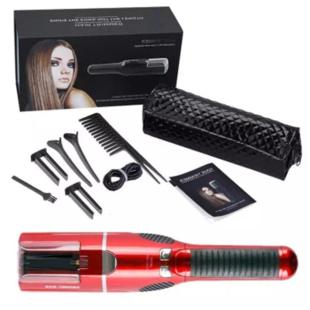 Removedora De Pontas Duplas Vermelha - Hair Trimmer