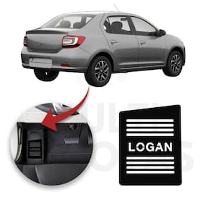 Descanso De Pé Renault Logan 2014 A 2022 Aço Escovado Preto