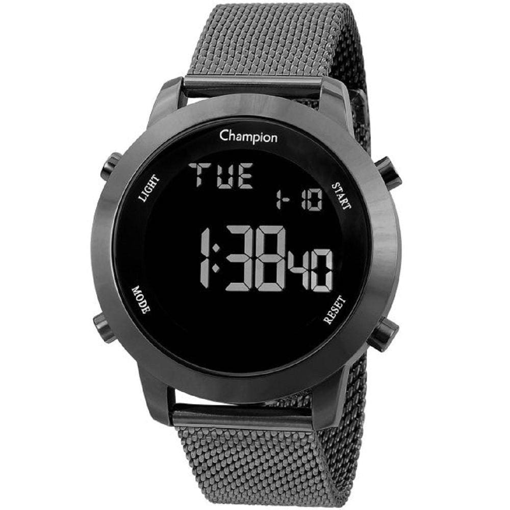 Relógio Champion Digital Mecanismo Lcd Ch40062C