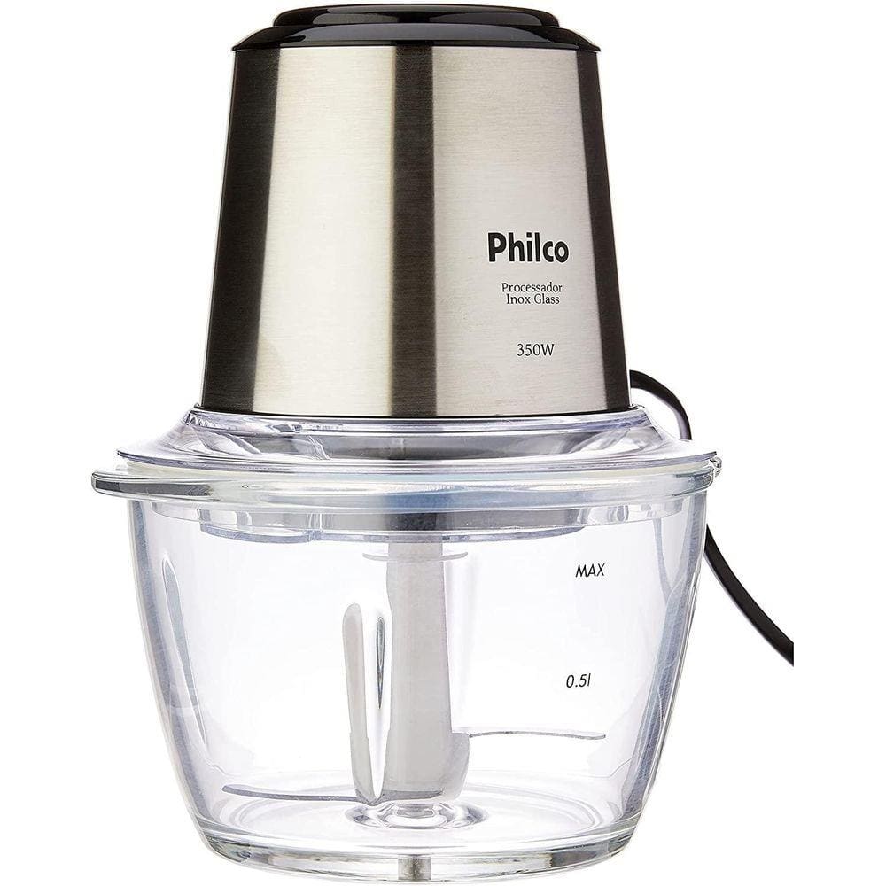 Processador Inox Glass 127V - Philco Preto