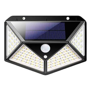 Luminária Energia Solar Parede Sensor Presença 3 Funções