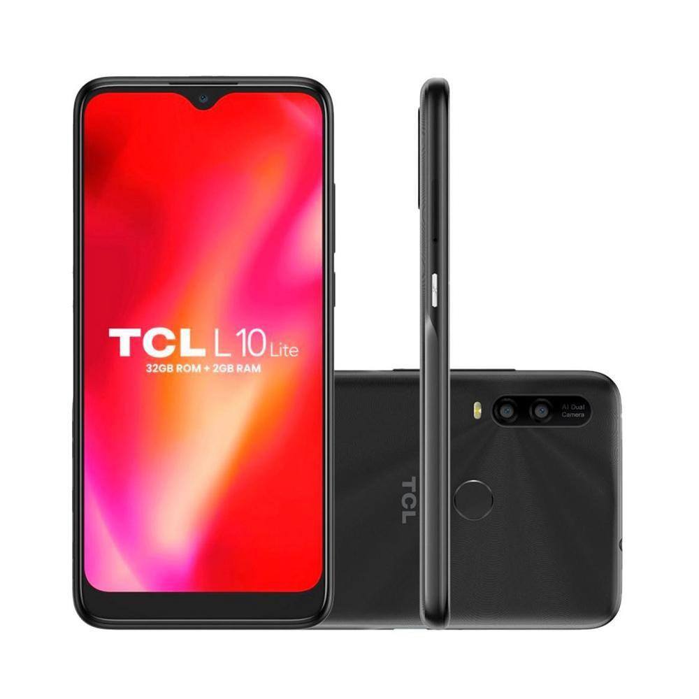 Smartphone TCL L10 Lite 6.22\u0026quot; 2GB RAM, 32GB, Octa-Core, Câmera Dupla +  Selfie, 4187U-2ALCBR12, Cinza | Casas Bahia