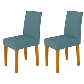 2 Cadeiras Sala De Jantar Giovana Ypê Azul Claro Wd26