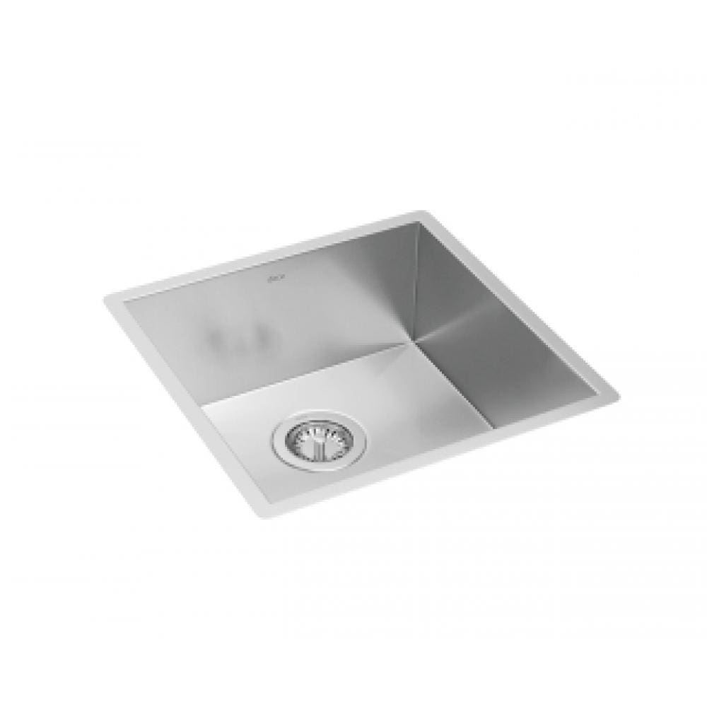 Cuba De Inox Quadratta 40x40cm Com Válvula Deca