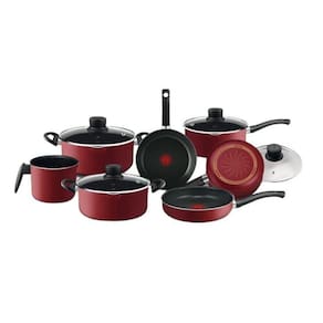 Conjunto Panelas 7 Peças Rochedo Smart Vermelho