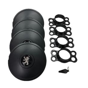 Calotas Miollo Peugeot 207 Aro 14 2008/13 Tradicional Preto