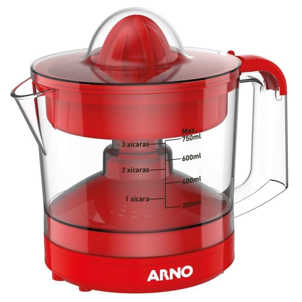 Espremedor de Frutas Arno Express 750ml Vermelha 220V - CP32