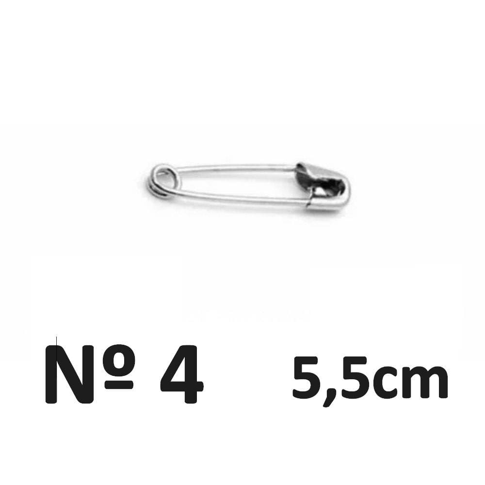 Alfinete De Segurança Nº 4 Sekich C/ 50 Unidades 5,5 cm