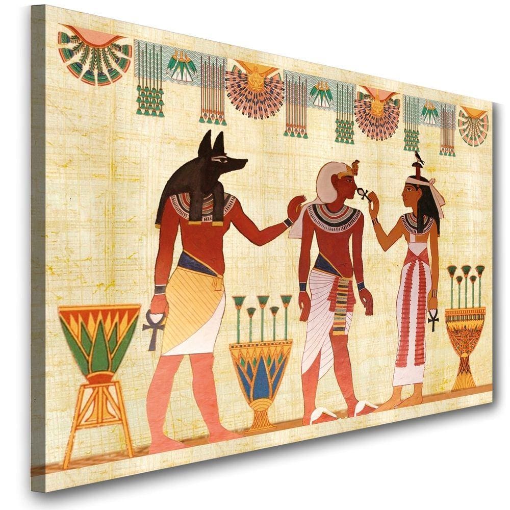 Quadro Antigo Egito Anubis Vida Apos Morte