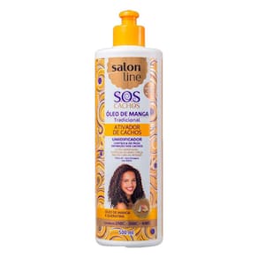 Ativador De Cachos Salon Line S.O.S Umidificador Óleo De Manga 500ml
