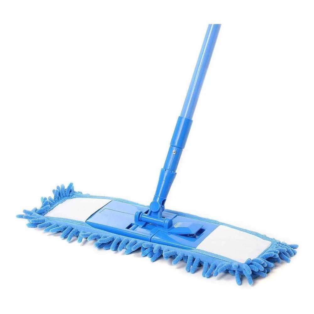 Mop Vassoura Tira Pó Azul - Quanhe