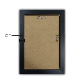 Kit 10 Molduras Quadro Certificado Diploma A4 Com Fundo Mdf Titulos Moldura Preta