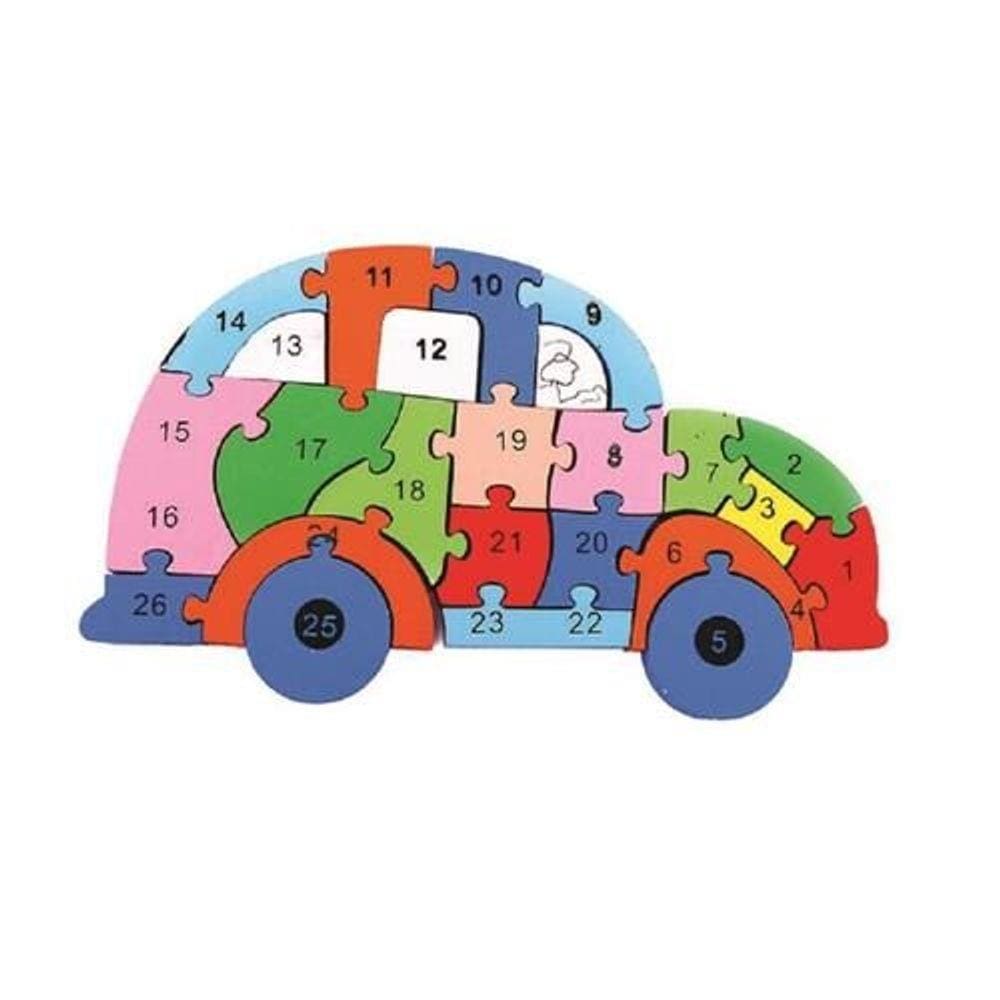 Quebra-Cabeça Carrinho MDF - Toy MIx