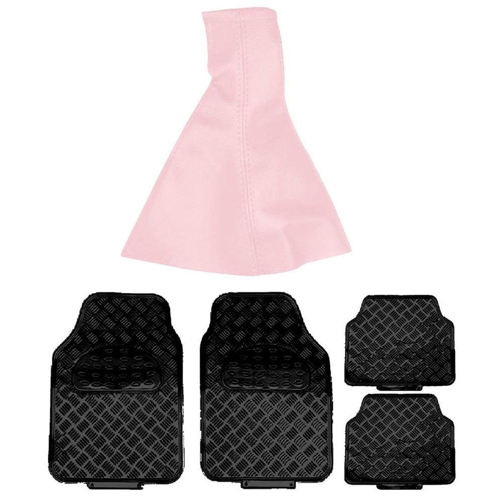 Coifa De Cambio Rosa Tapete Preta Nissan Nx