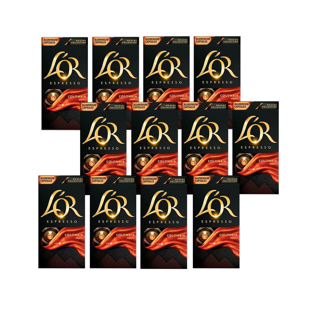 Kit 120 Cápsulas Café L`OR Colômbia
