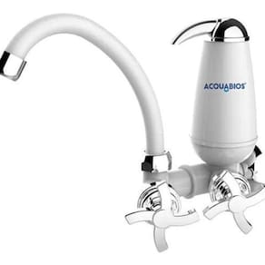 Torneira Cozinha Parede Com Filtro Bica Móvel Abs Cromado